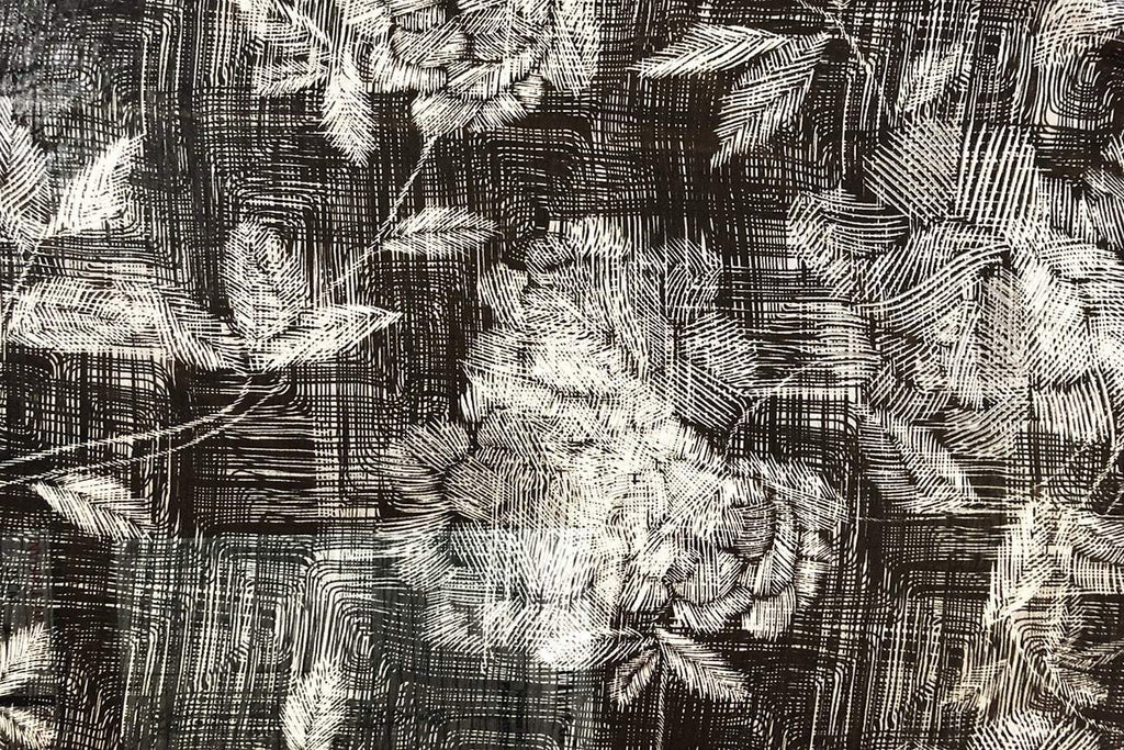 Rainbow Fabrics PTC: Flower Abstract Printed Chiffon Price per meter