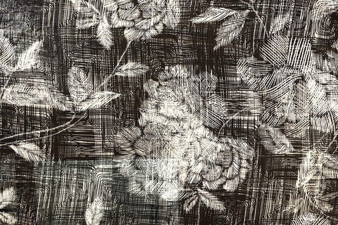 PTC: Flower Abstract Printed Chiffon