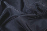 Rianbow Fabrics ST: Dark Navy Texture Satin Polyester Satin
