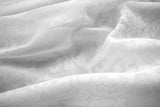 Rainbow Fabrics VC: Baroque White Voile Curtain Fabric