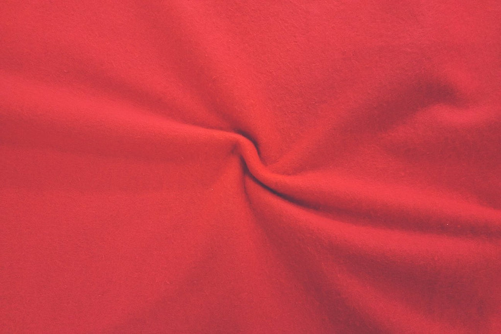 Rainbow Fabrics Vibrant Red Lipstick Fleece