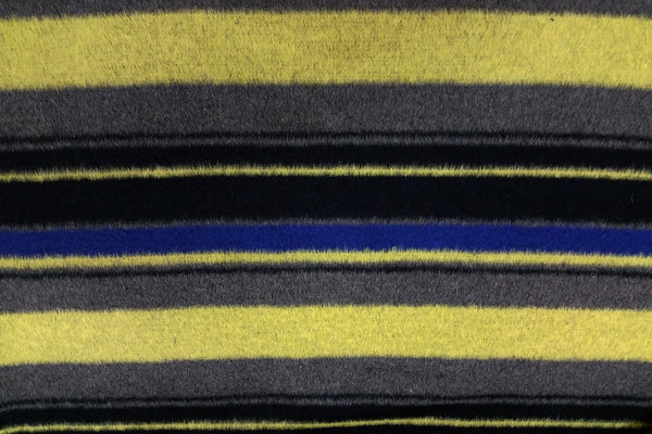 Rainbow Fabrics WF: Mixed Cool Colored Stripe Wool