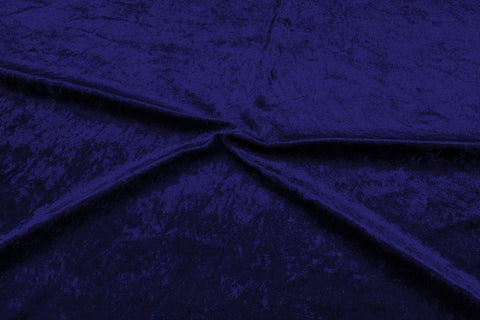 Berry Blue Crushed-Stretchy Velvet