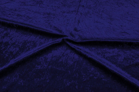 Berry Blue Crushed-Stretchy Velvet