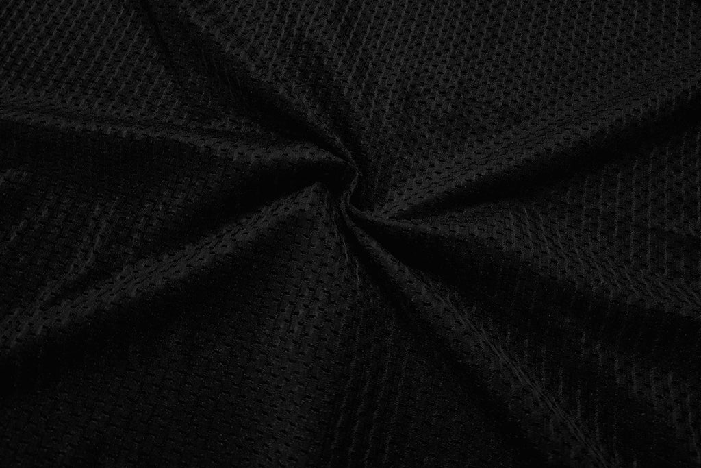 Rianbow Fabrics Black Sport Mesh Lycra