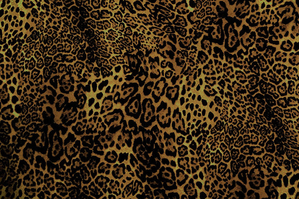 Rainbow Fabrics Leopard Print Patchwork / Craft Fabric Red Craft Fabric