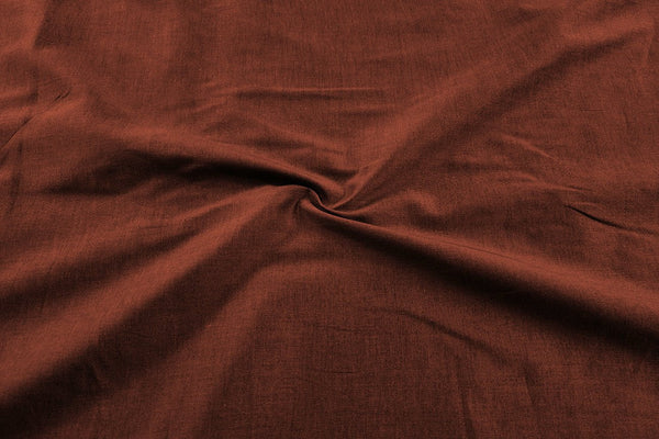 Rainbow Fabrics Reddish Brown Pure Cotton