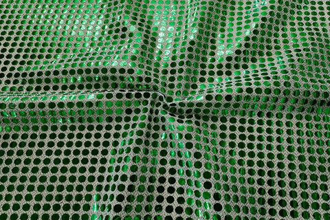RS: Christmas Green Sequin on Light Grey SOLD OUT