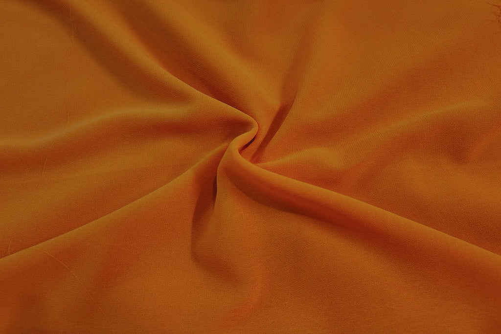 Rianbow Fabrics SC: Fire Orange Silky Chiffon Silky Chiffon