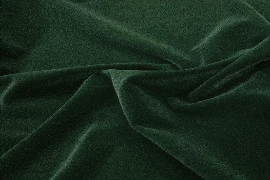 Rainbow Fabrics V1: Dark Forest Green Velvet