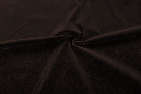 Rainbow Fabrics V1: Dark Mocha Brown Velvet