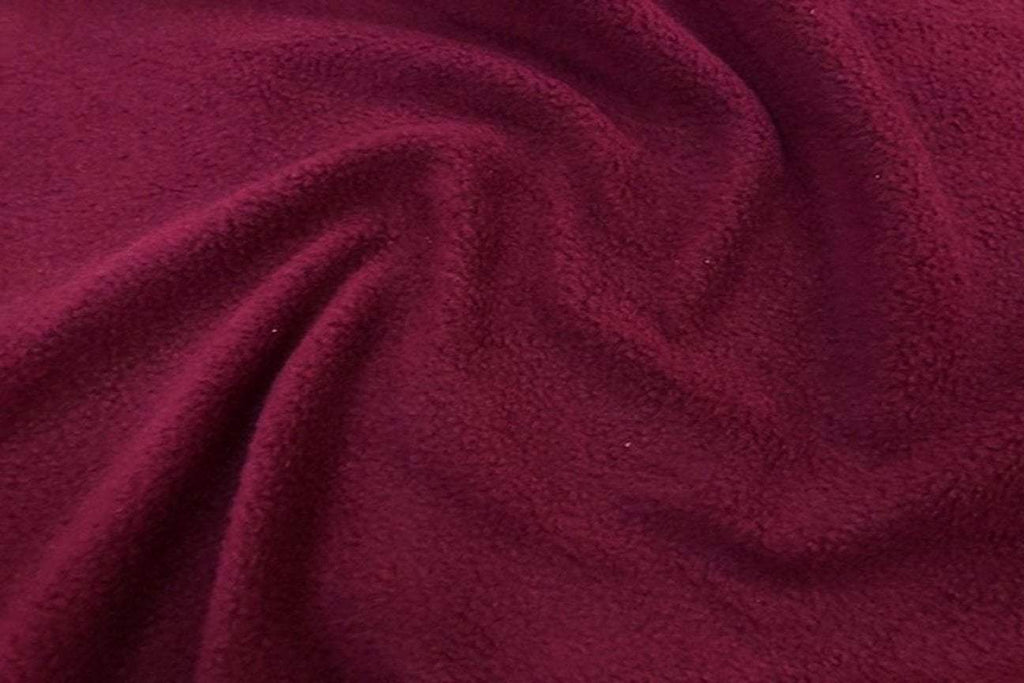 Rainbow Fabrics APP: Dark Red Anti Pil Polo Fleece