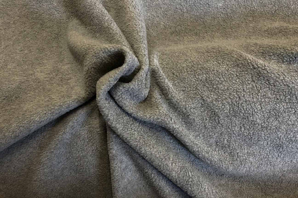 APP: Light Grey Anti Pil Polo Fleece - 17 - Rainbow Fabrics