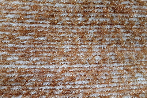 AW: White & Gold Acrylic Wool
