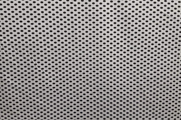 Rainbow Fabrics Black Dots On White Printed Cotton