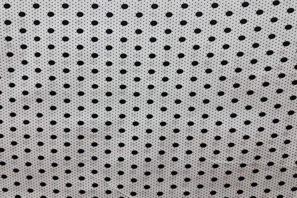 Rainbow Fabrics Black Small And Big Dots On White Printed Cotton