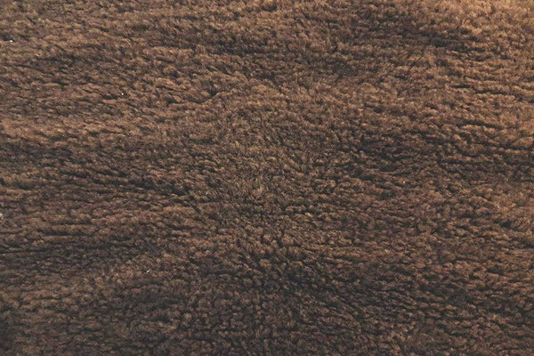 Rainbow Fabrics Chocolate Brown Sherpa