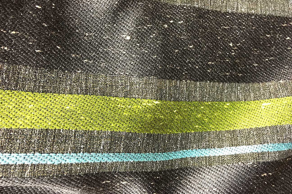 Rainbow Fabrics CJ: Tepanec Stripe Teal and Yellow Chenille Jacquard