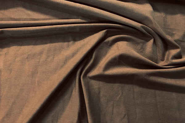Rainbow Fabrics CL: Coffee Brown Cotton Lycra Pink Fabric Price per meter