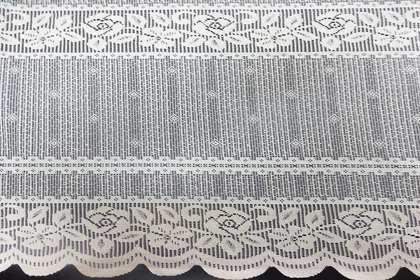 Rainbow Fabrics CL: Gene Cream Curtain Lace