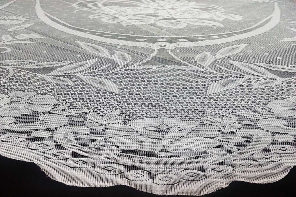 Rainbow Fabrics CL: Judith’s Garden White Curtain Lace