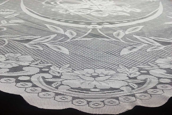 Rainbow Fabrics CL: Judith’s Garden White Curtain Lace
