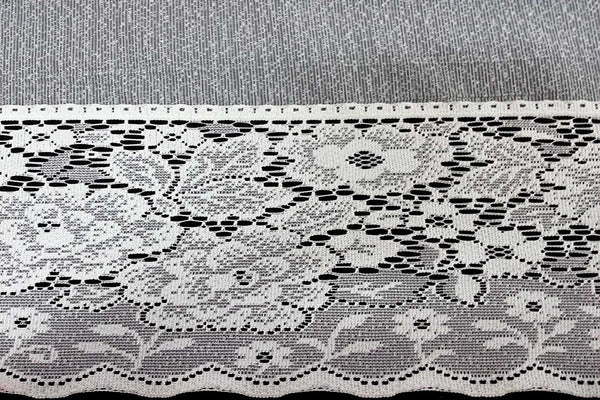 Rainbow Fabrics CL: Misty Floral Cream Curtain Lace
