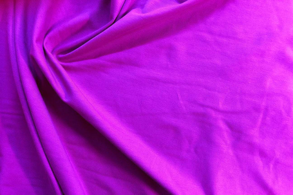 Rainbow Fabrics CL: Red Violet Cotton Lycra Pink Fabric Price per meter