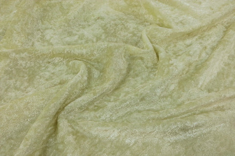 Cream Crushed Velvet