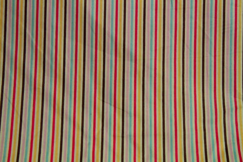 CS: Rainbow Stripe Patchwork / Craft Fabric SOLD OUT
