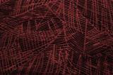 Rainbow Fabrics Dark Cherry Spider Vine Abstract Patchwork / Craft Fabric Blue Craft Fabric