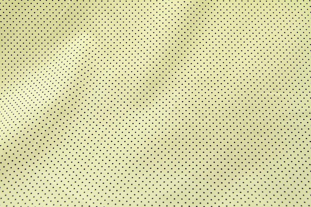 Rainbow Fabrics DO: Tiny Black Dots Cream White Craft Fabric