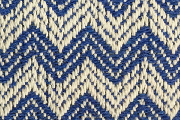 Rainbow Fabrics DU: Light Blue and White Sawtooth Weave