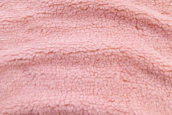 Rainbow Fabrics Dusty Pink Sherpa