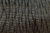 Rainbow Fabrics F1: African Porcupine - Off White And Black Stripe Faux Fur