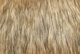 Rainbow Fabrics F1: Black Prickle Fur On Dark Yellow Faux Fur