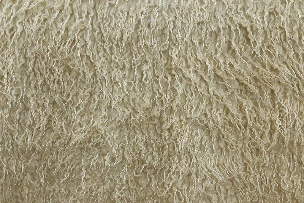 Rainbow Fabrics F1: Cream Dog Hair Faux Fur