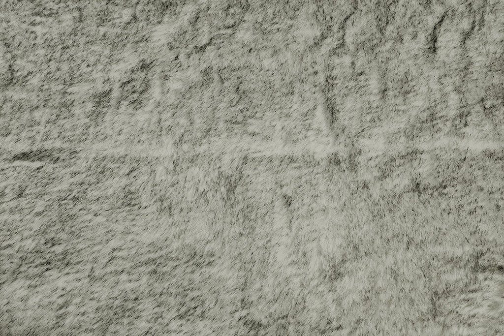 Black And Off White Faux Fur | Rainbow Fabrics Sydney