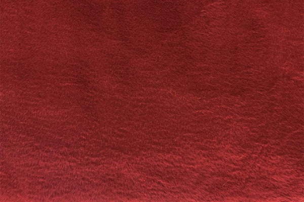 Rainbow Fabrics F1: Fire Engine Red Faux Fur