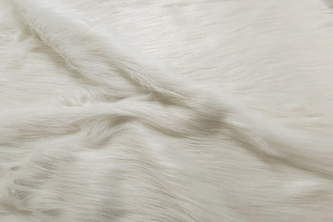F1:  Off White Long Hair Faux Fur SOLD OUT