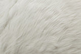 Rainbow Fabrics F1: Off White Long Hair Faux Fur