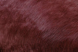 Rainbow Fabrics F1: Wine Red Faux Fur