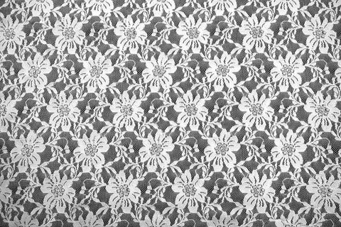 FL: Flower Chain White Lace_SOLD OUT