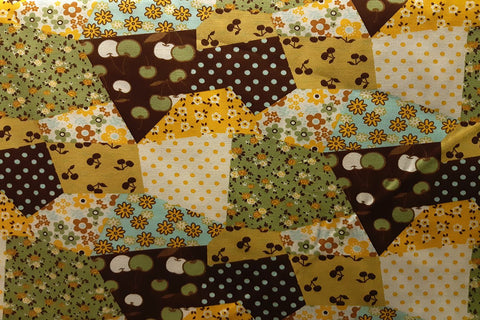 Floral Wonder Abstract Patchwork / Craft Fabric