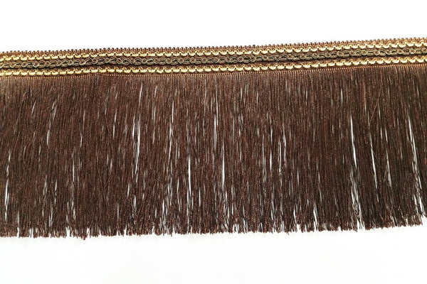 Rainbow Fabrics FT: Fringe Trim - Dark Chocolate