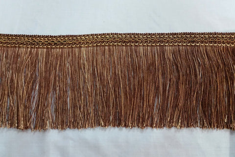 FT: Fringe Trim - Mixture of Light and Dark Brown