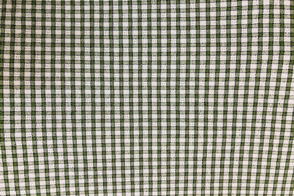Rainbow Fabrics G1: Olive and Off White Gingham - 2mm check