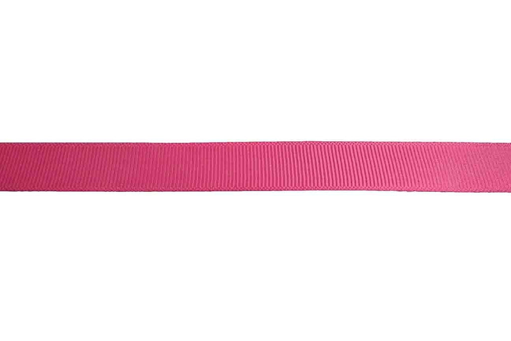 Rainbow Fabrics GG: 15mm Hot Pink Grosgrain Ribbon