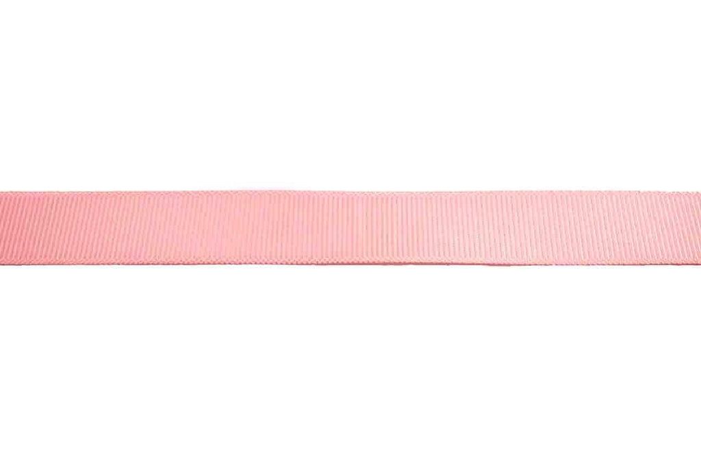 Rainbow Fabrics GG: 15mm Light Pink Grosgrain Ribbon