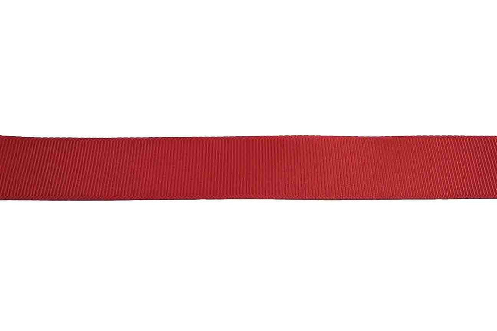 Rainbow Fabrics GG: 15mm Red Grosgrain Ribbon